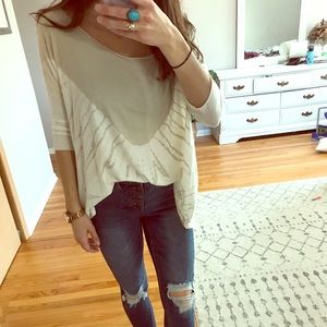 Free People tie dye top